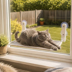 Cat Window Hammock Perch – No-Drill Suction, Holds Up to 15kg