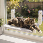 Cat Window Hammock Perch – No-Drill Suction, Holds Up to 15kg