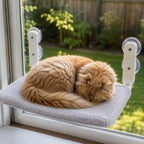 Cat Window Hammock Perch – No-Drill Suction, Holds Up to 15kg