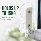 Cat Window Hammock Perch – No-Drill Suction, Holds Up to 15kg