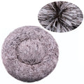 Round Plush Pet Bed – Super Soft for Dogs & Cats
