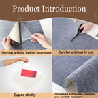 Alfombra Rascadora Autoadhesiva para Gatos – Protector de Muebles Recortable