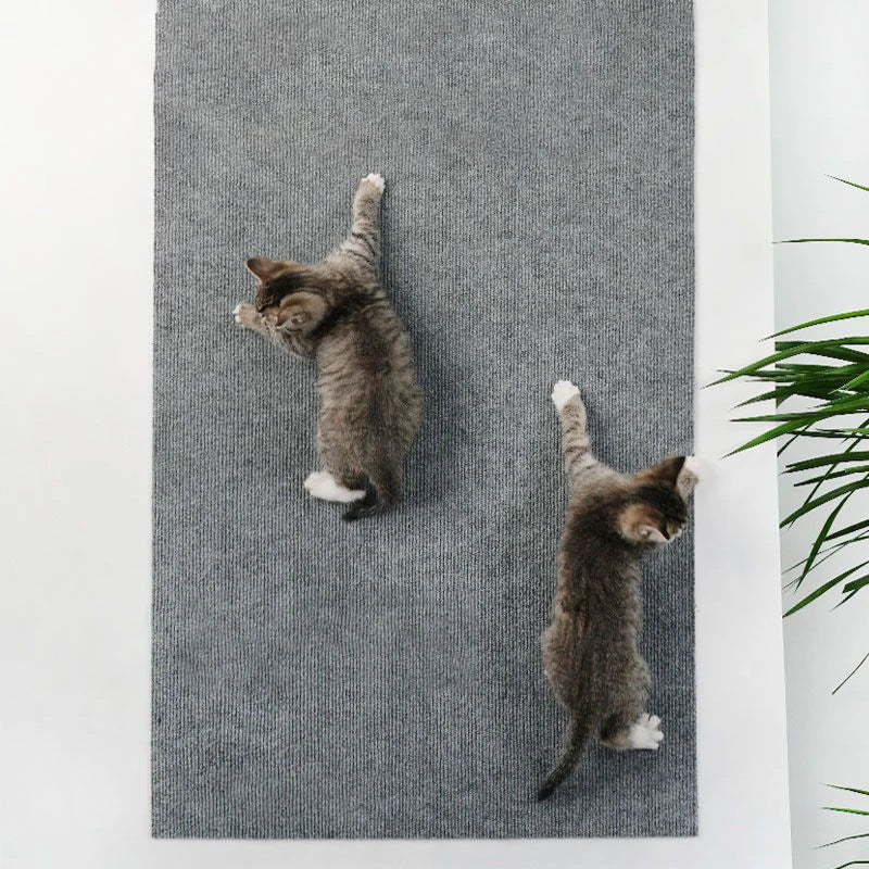 Alfombra Rascadora Autoadhesiva para Gatos – Protector de Muebles Recortable