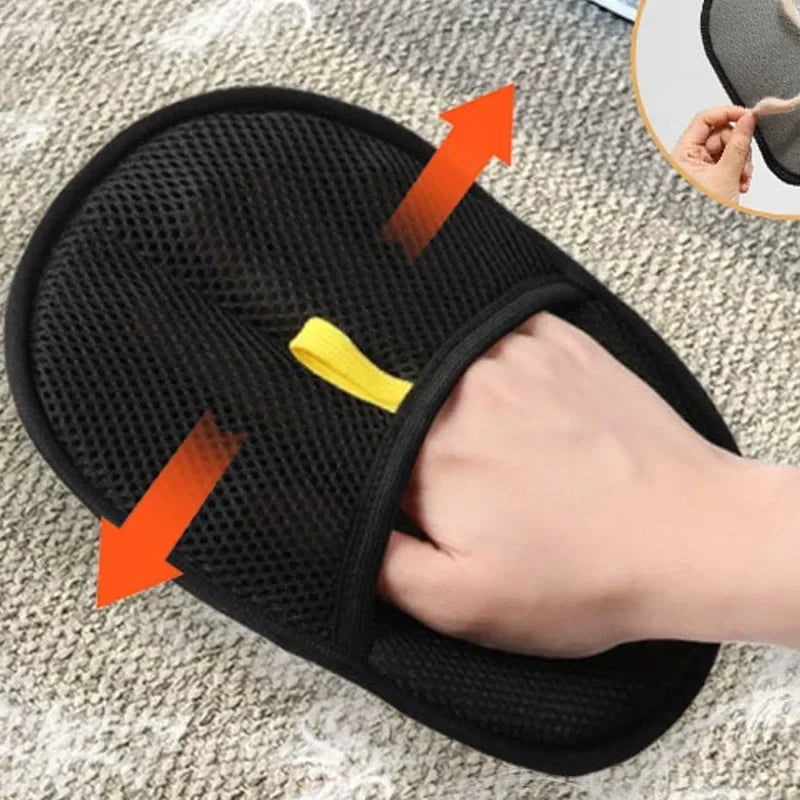 Guantes Quitapelos para Mascotas – Cepillo Doble Cara Antideshedding